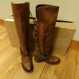 Freebird by Steve Madden Coal Lace Riding Boot